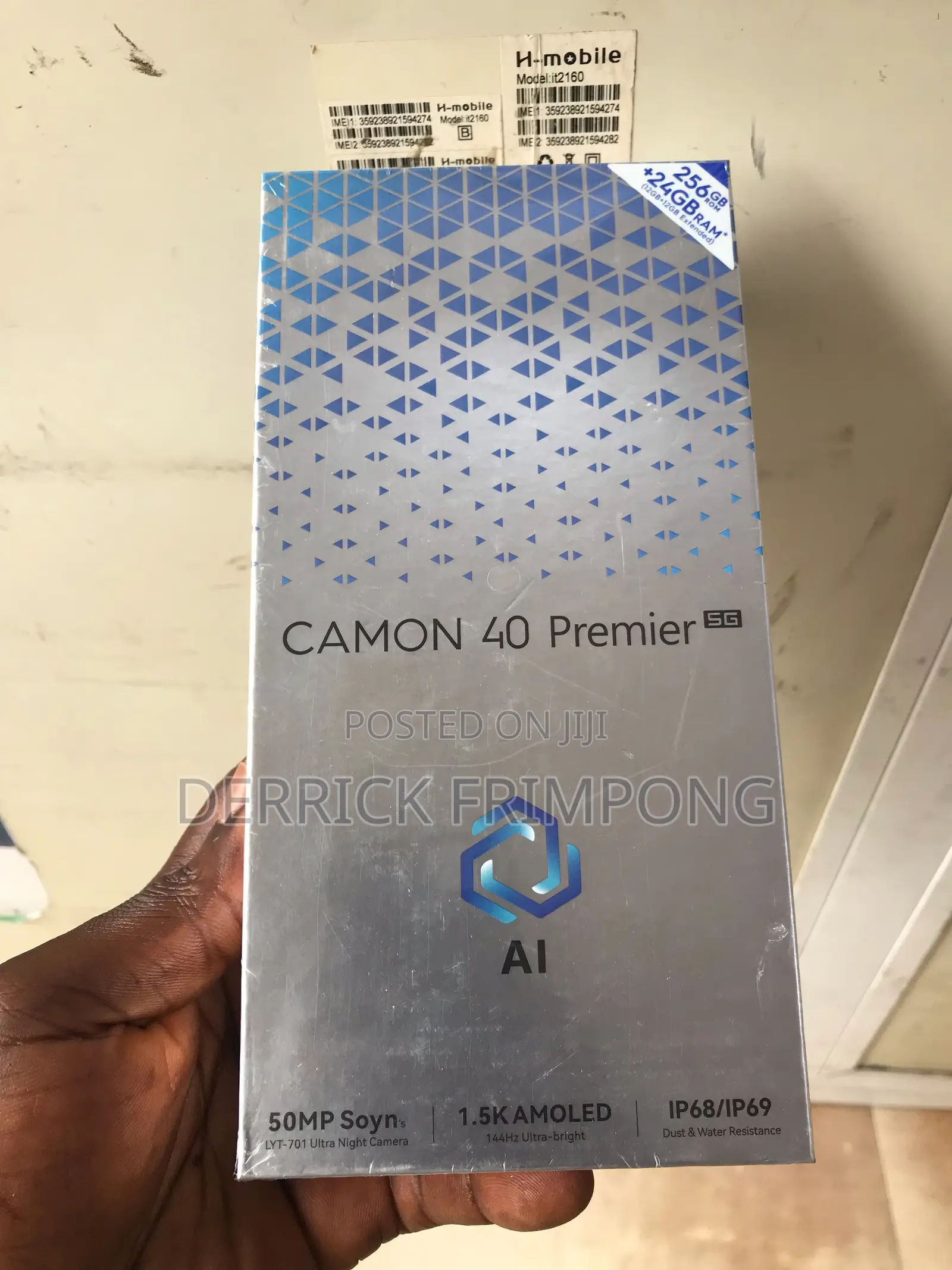 New Tecno Camon 40 Premier 256 GB Black
