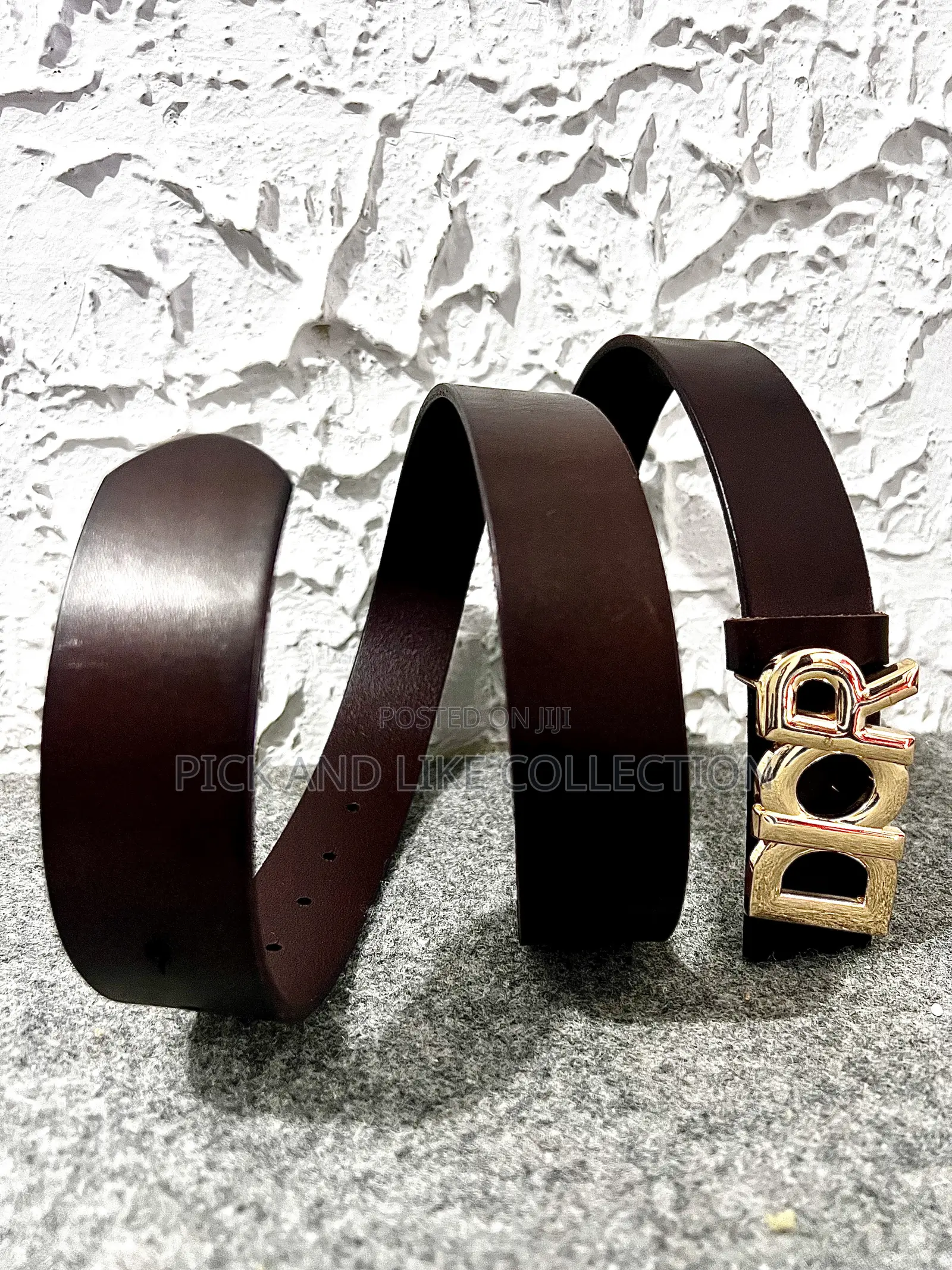 Refined, Smooth, and Versatile — Genuine Leather Belt.