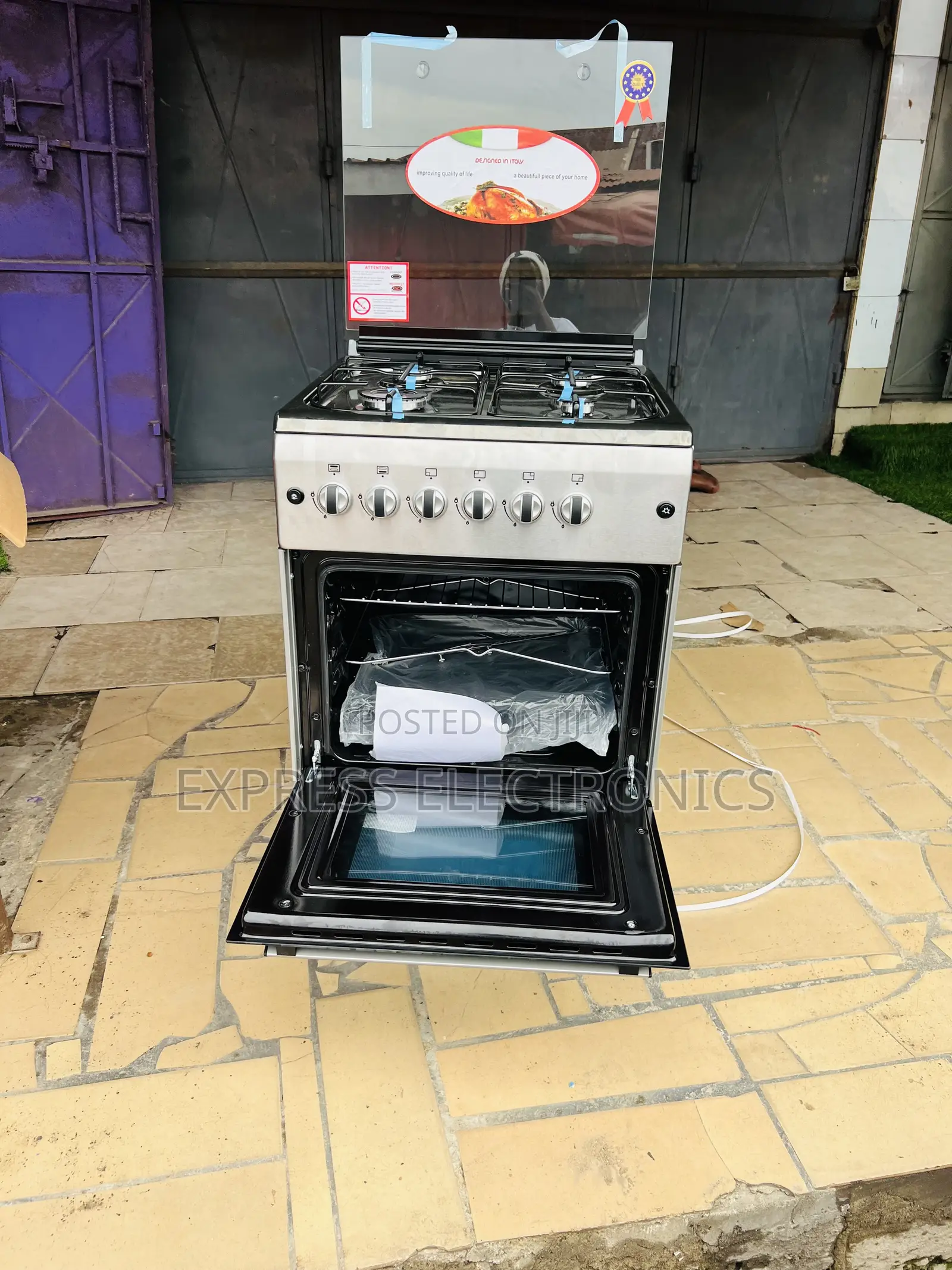 60/60 4b New Line Gas Cooker Oven Ferre Auto Ignition