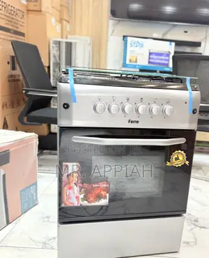 Order Ferre 60x60cm 4 Gas Cooker(Gray)Glass Oven 