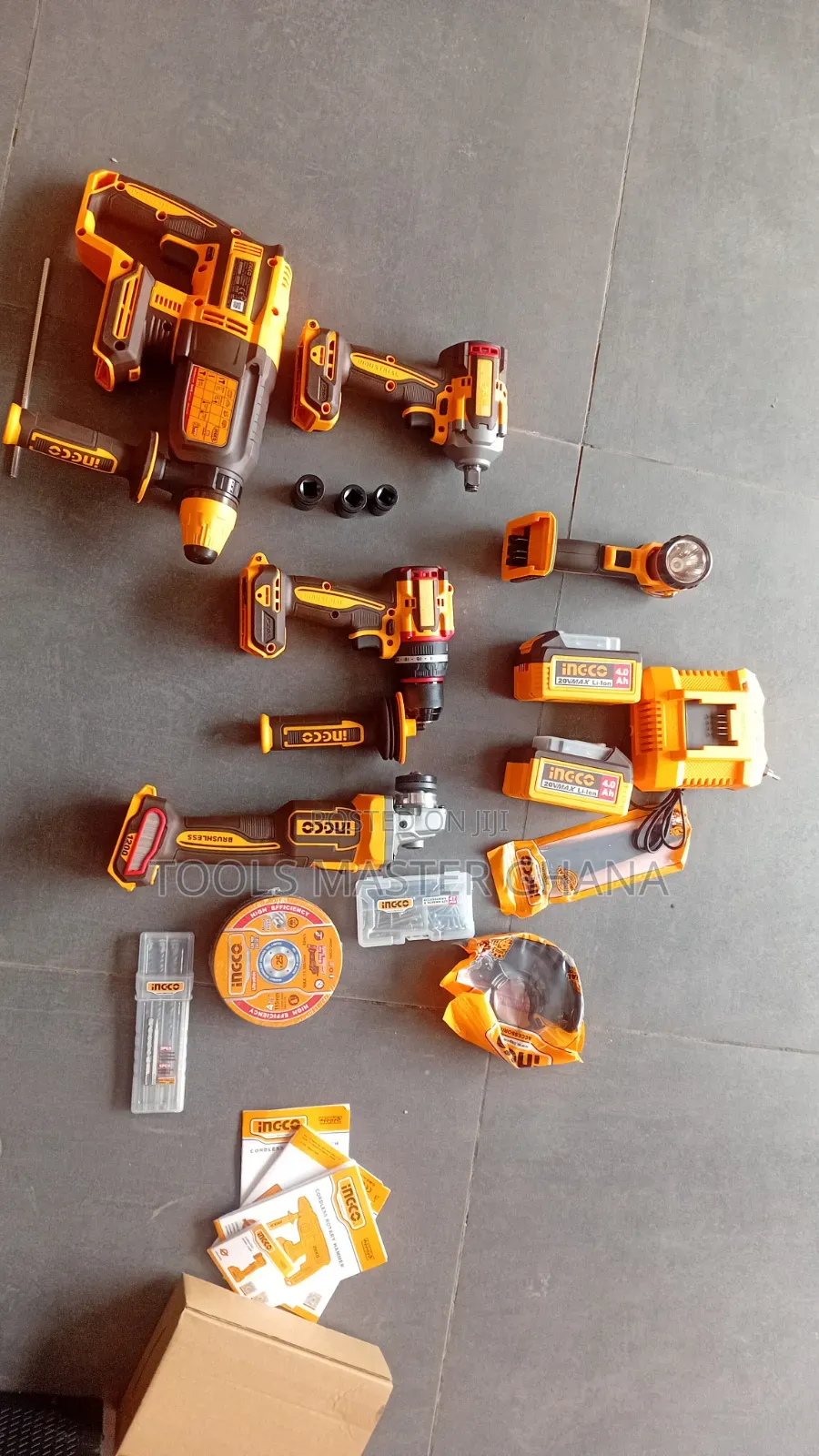 5 Pcs Cordless Industrial Combo
