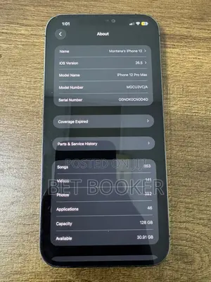 Apple iPhone 12 Pro Max 128 GB Black
