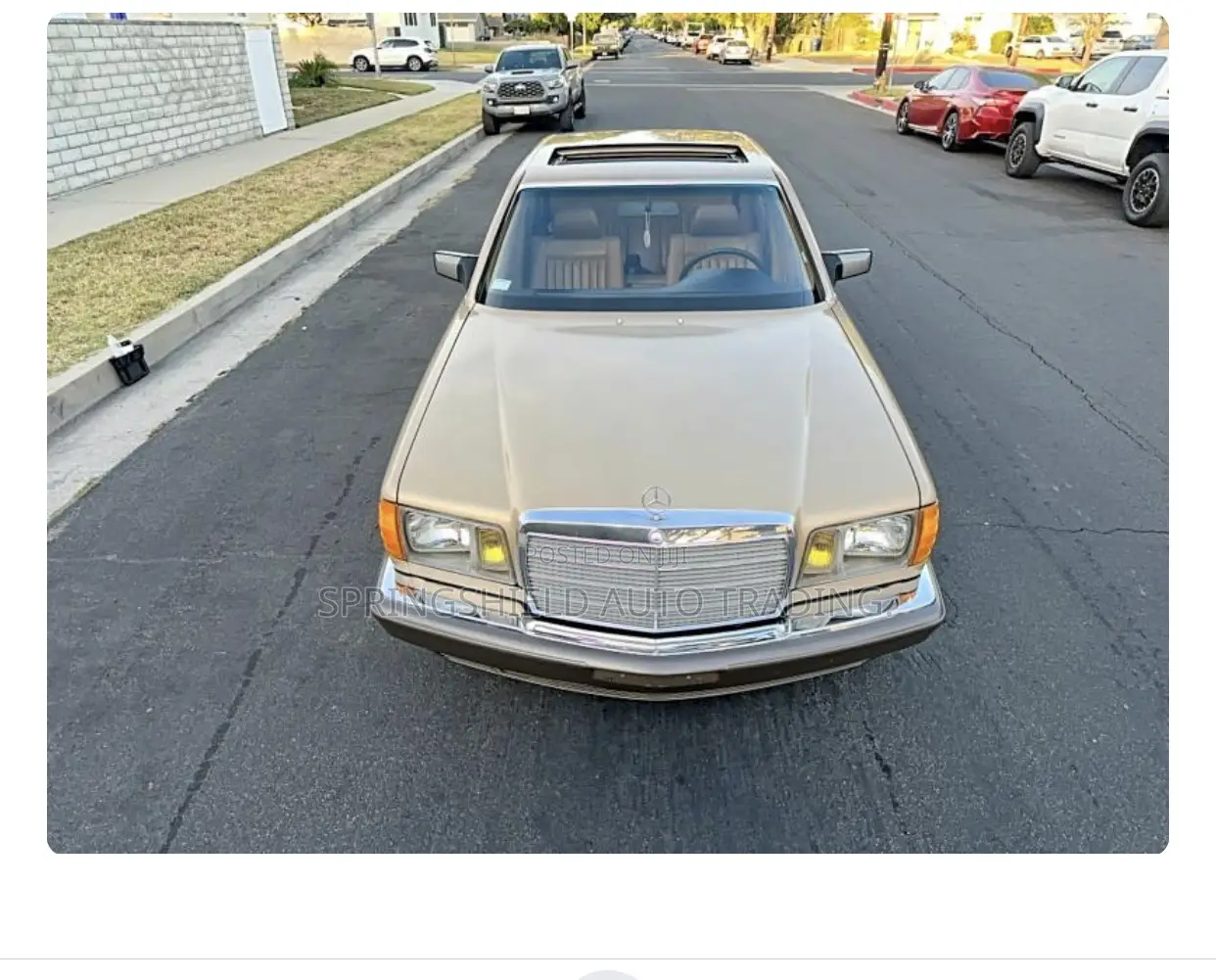 Mercedes-Benz 300D 1983 Gold