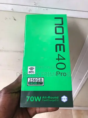 New Infinix Note 40 Pro 256 GB Black