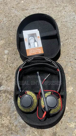 Original Plantronics Headset With Microphone C5220t Usb 3.5mm New