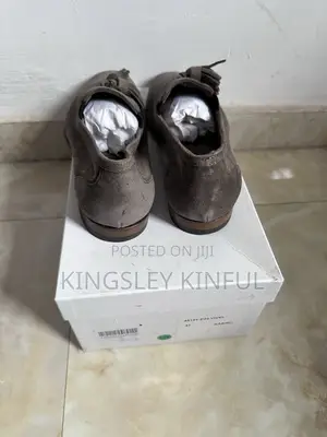 Suede Grey Italian Shoe