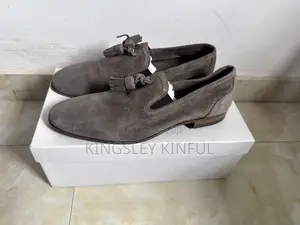 Suede Grey Italian Shoe