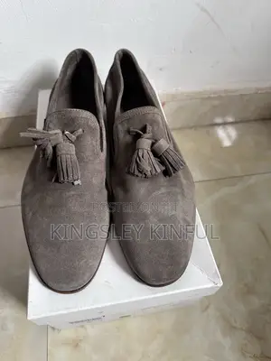 Suede Grey Italian Shoe