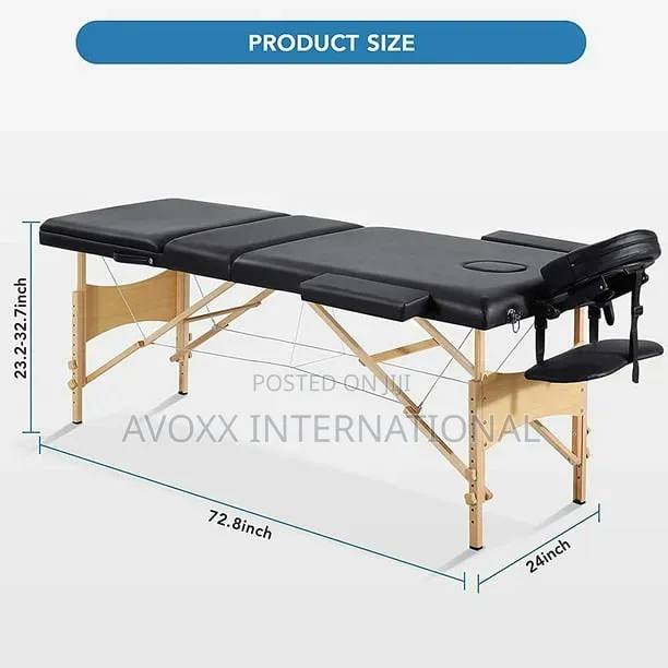 Entil Massage Table With Adjustable Height Backrest, 595lbs