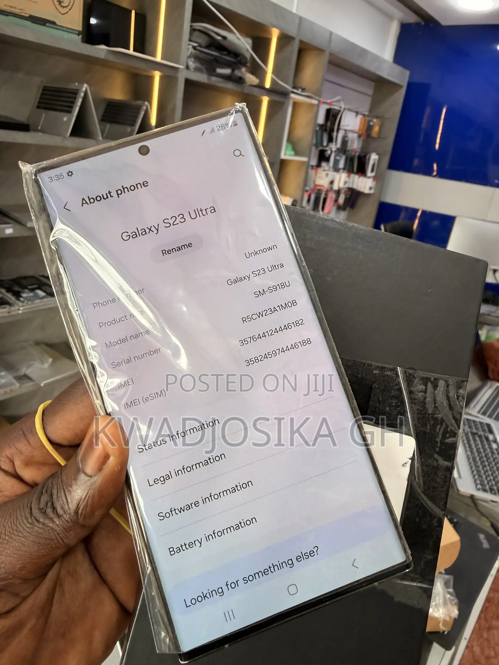 New Samsung Galaxy S23 Ultra 256 GB