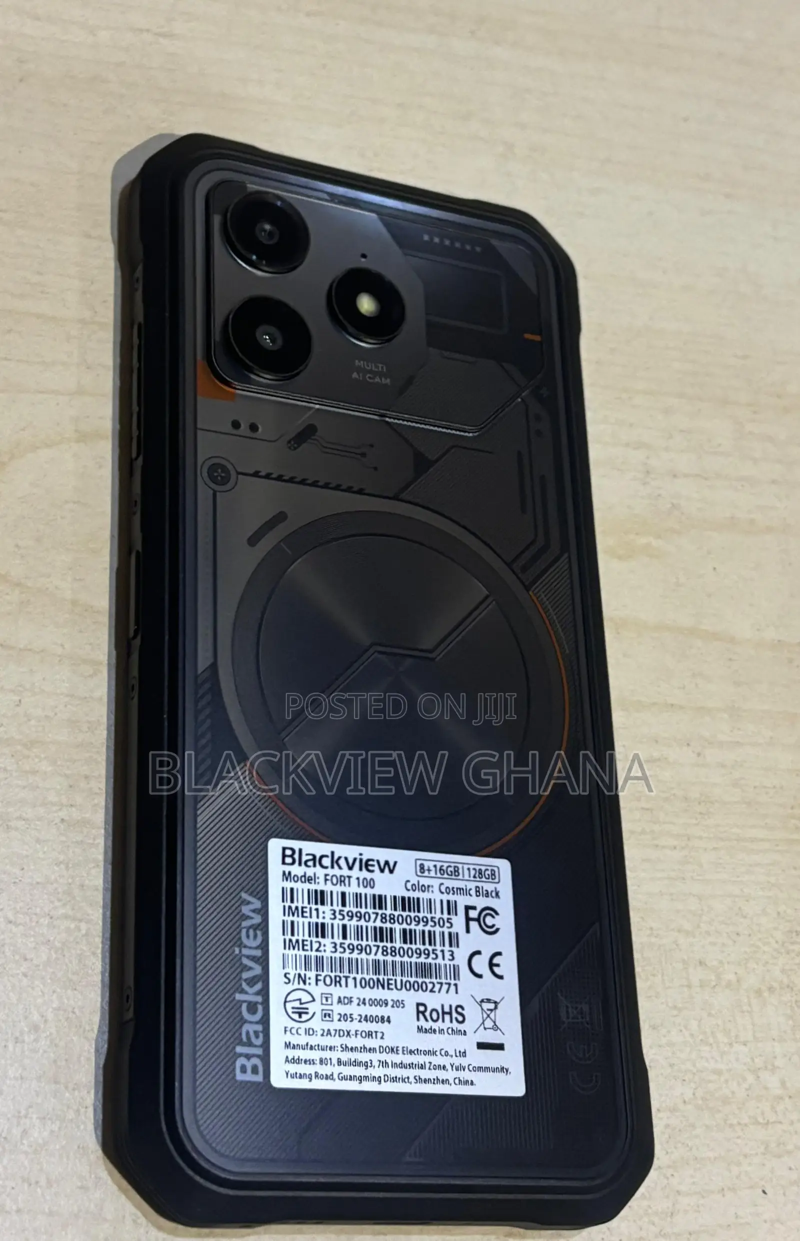 New Blackview Fort 100 128 GB Black