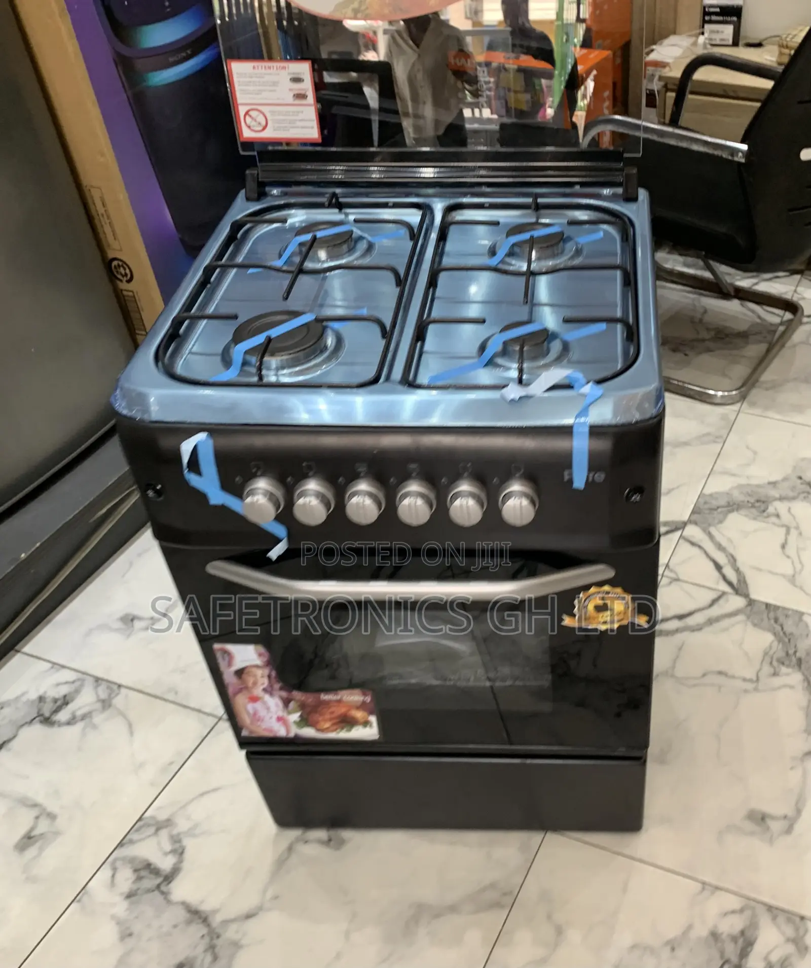 Zealous Best New 50x60 ( New Line) Ferre 4 Burner Gas Cooker