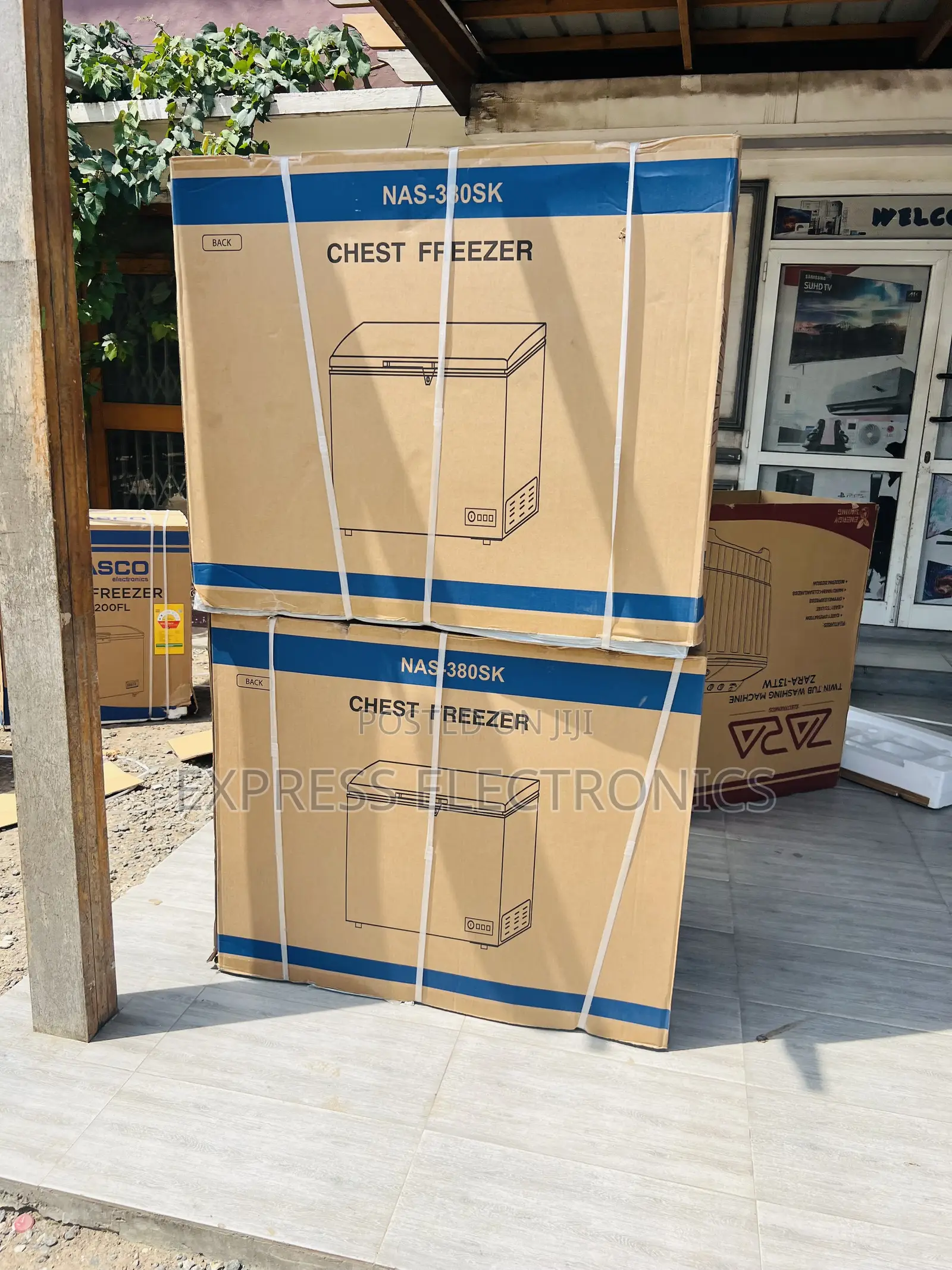 Less Expensive Chest Freezer Single Door Nasco 244l Nas-380sk