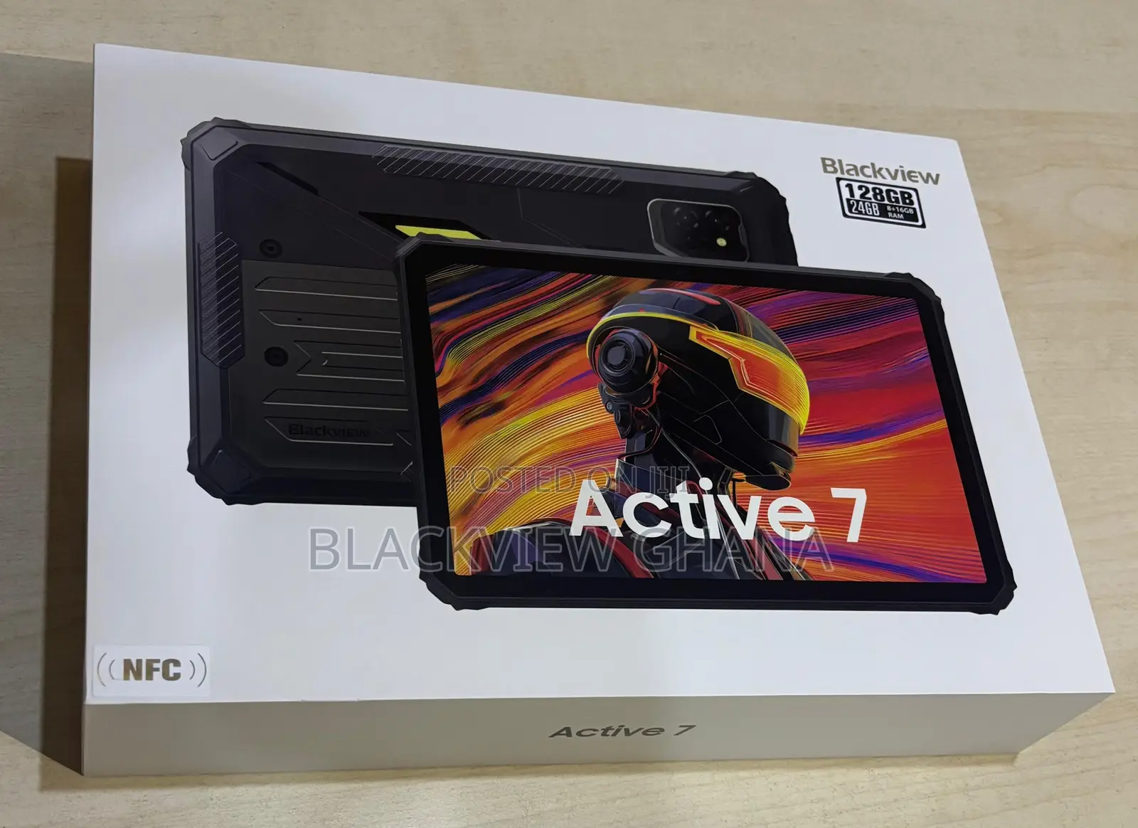 New Blackview Active 7 128 GB Black