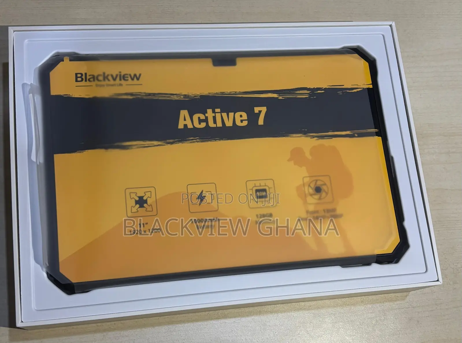 New Blackview Active 7 128 GB Black