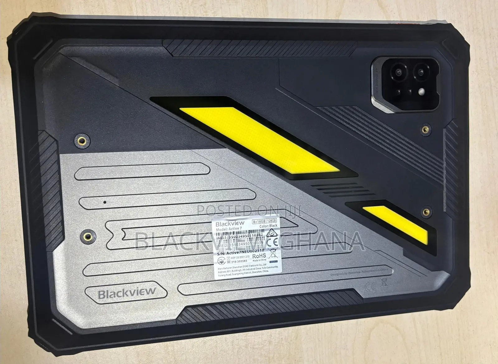 New Blackview Active 7 128 GB Black