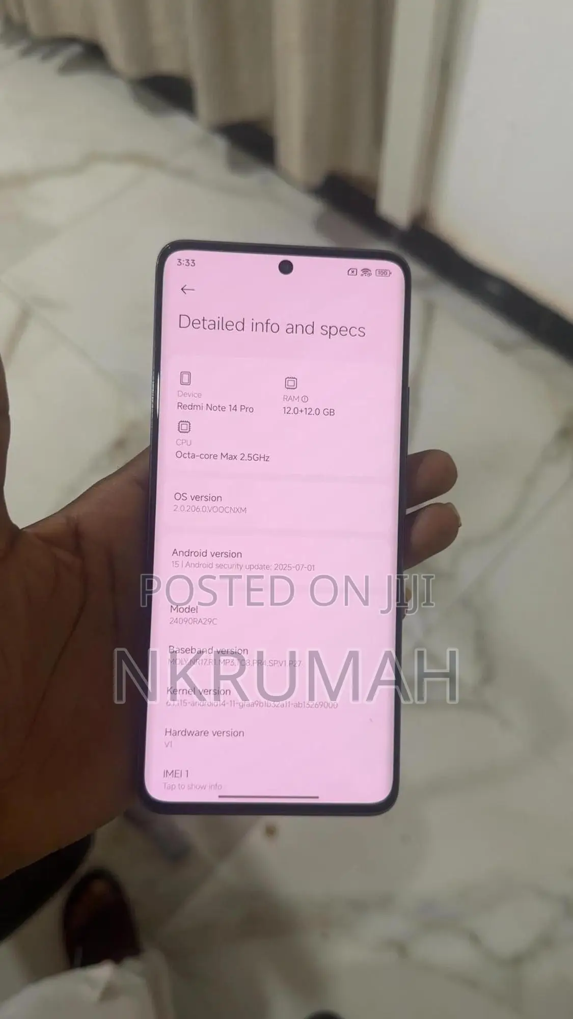 New Xiaomi Redmi Note 14 Pro 256 GB Black