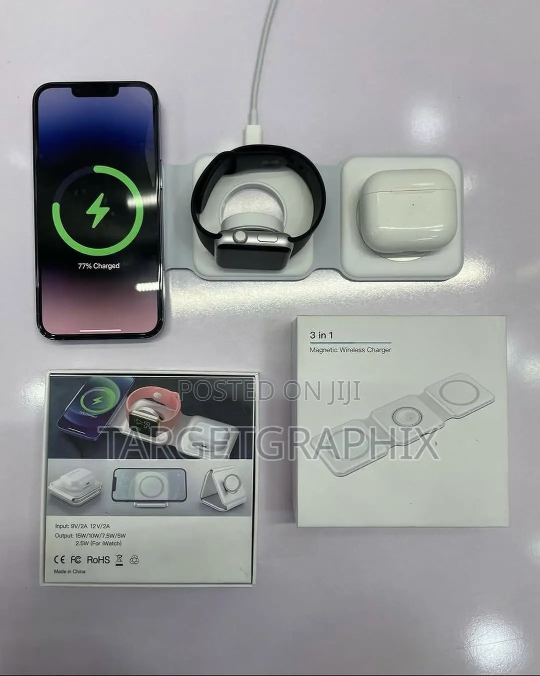 3in1 Magnetic Wireless Charger