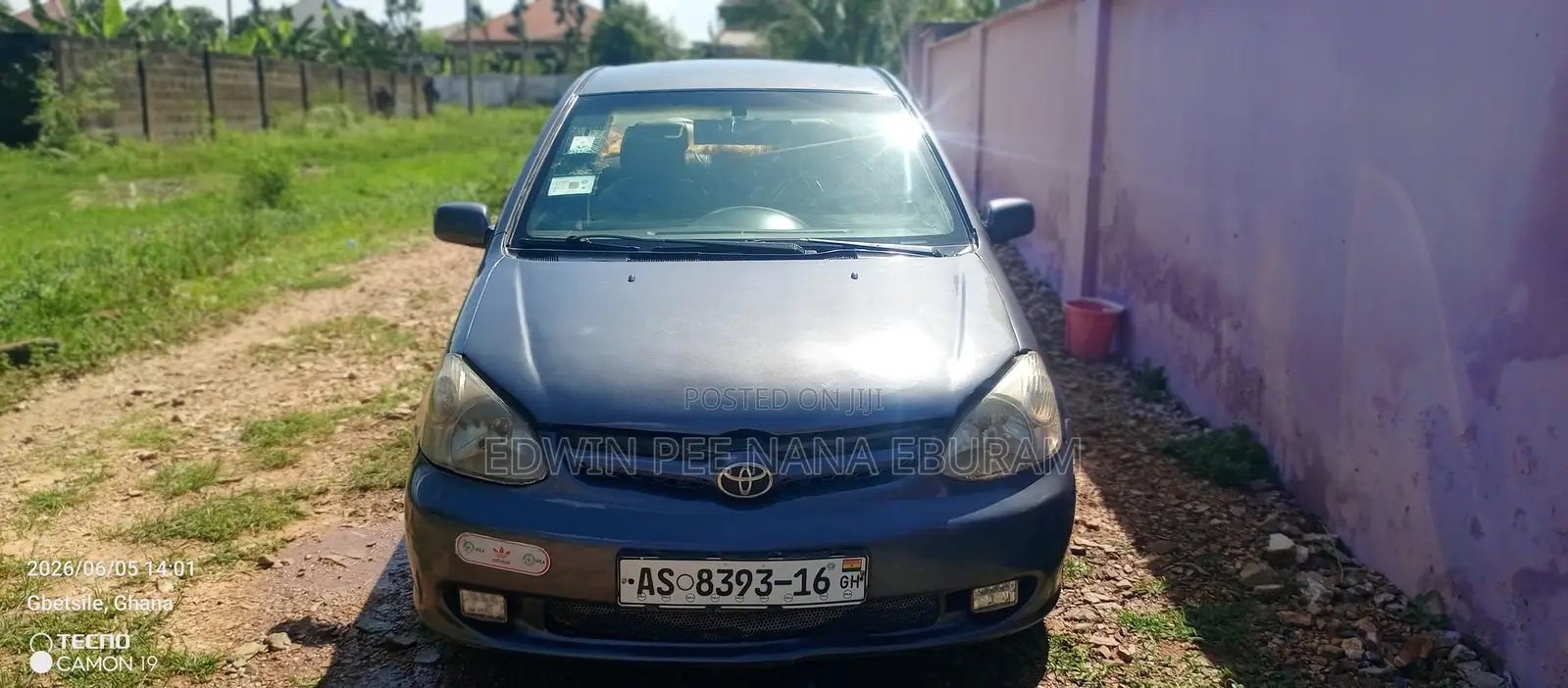 Toyota Echo Automatic 2003 Gray