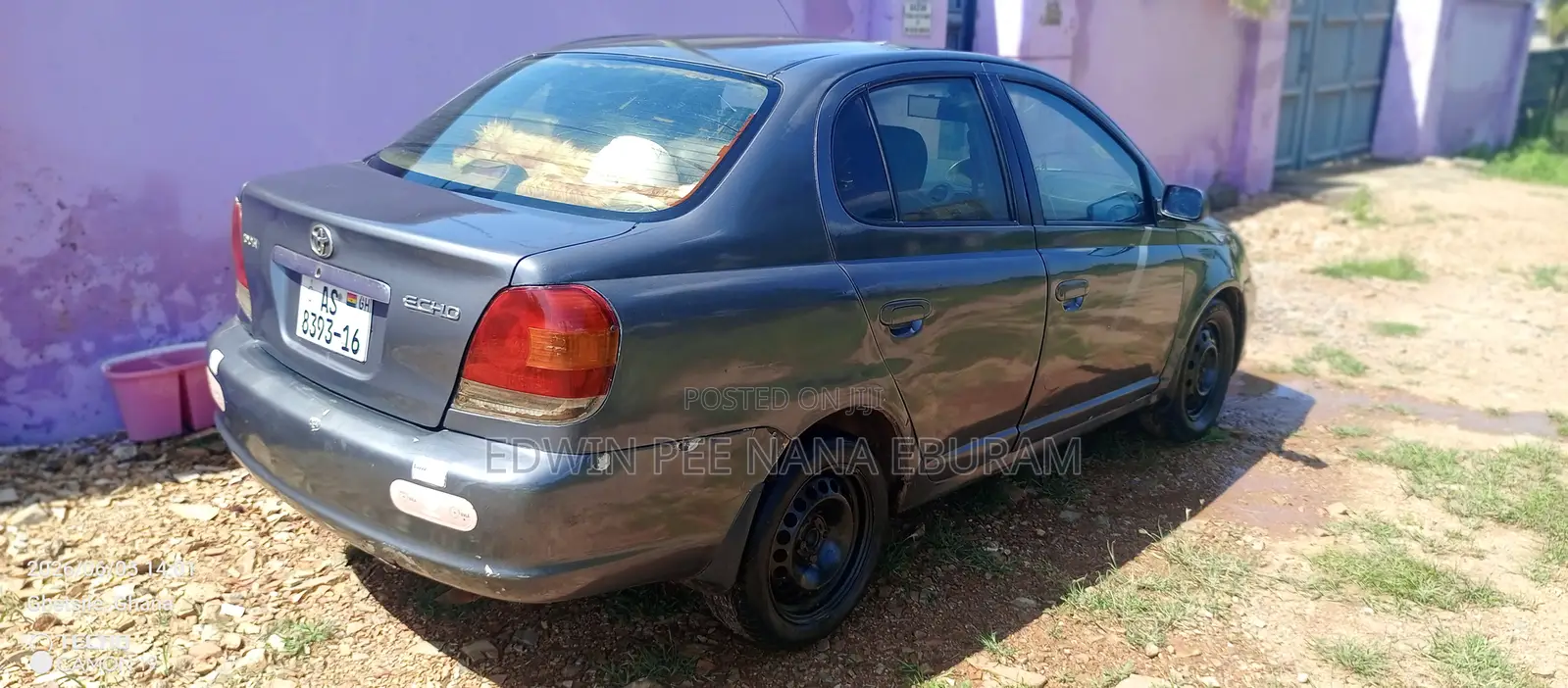Toyota Echo Automatic 2003 Gray