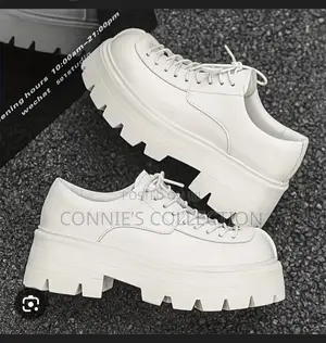 Men's Vintage-Inspired Platform Derby Shoes
