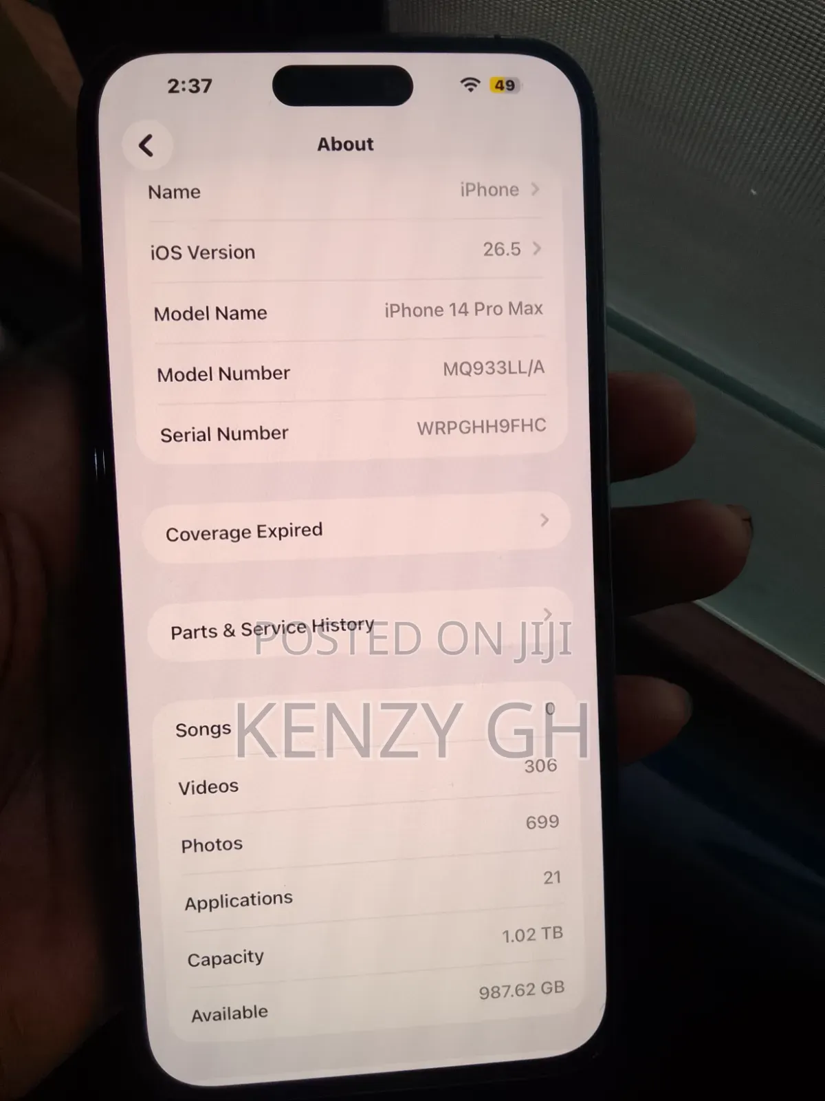 Apple iPhone 14 Pro Max 1 TB Black