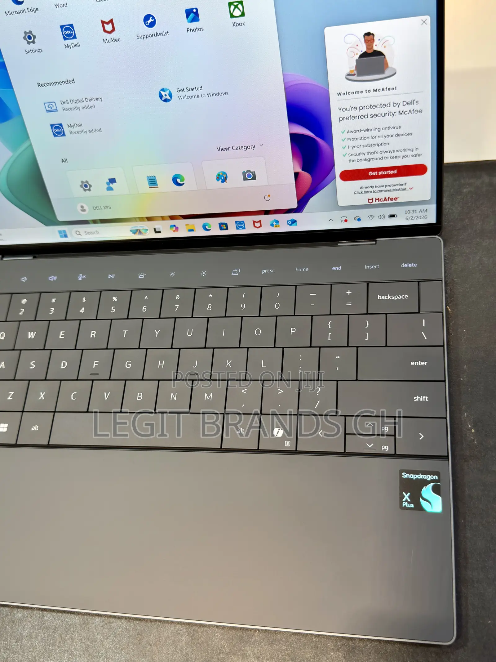 Laptop Dell XPS 13 16GB Qualcomm Snapdragon X Plus SSD 256GB