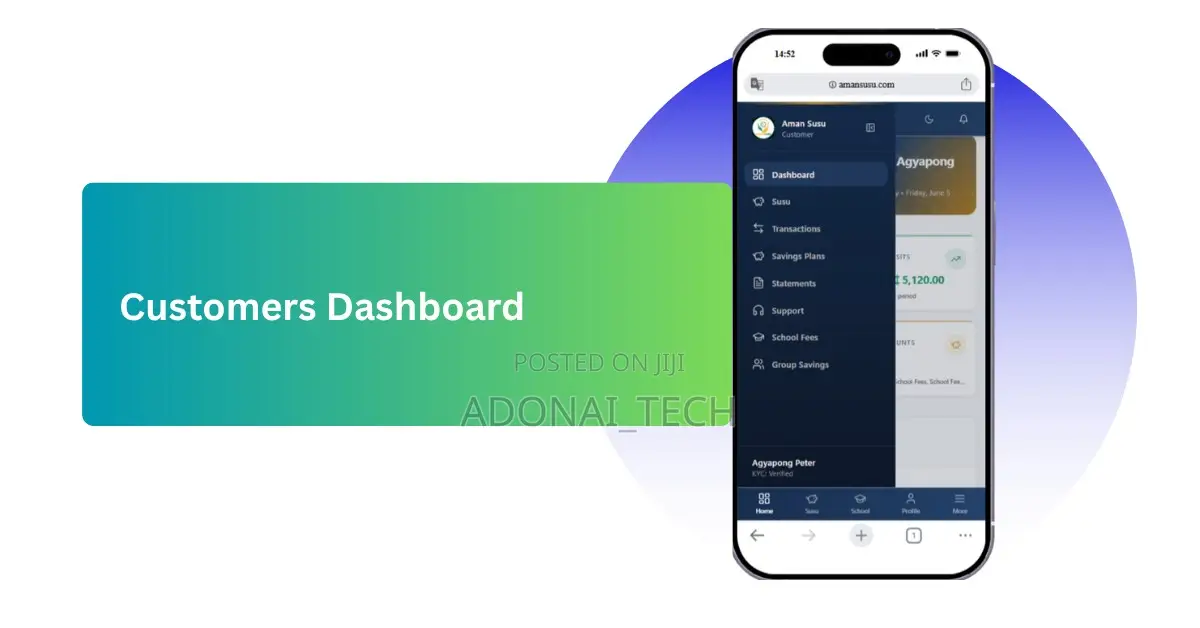 Banking,Susu, Savings And Loans And Mobile Bankers Management System