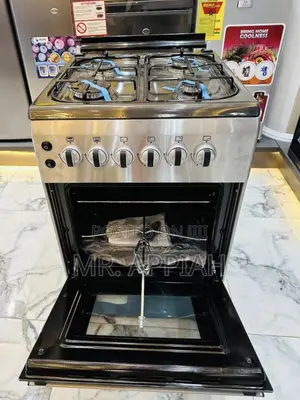 Classic Ferre 50x60 4 Burner(Gray)Glass Oven 