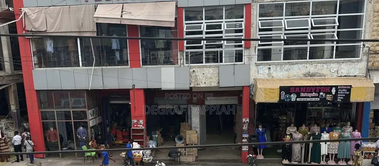Centrally Located 30 Shops on an Acre Land for Sale at Adum, Kumasi