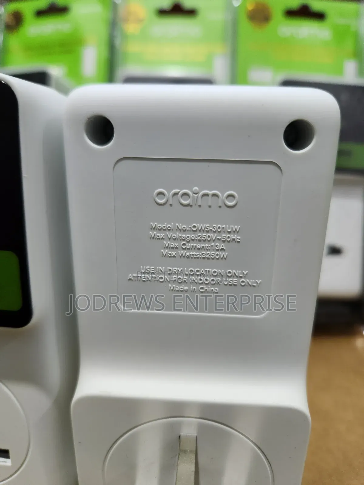 Oraimo Safevolt Smart Safe Extension