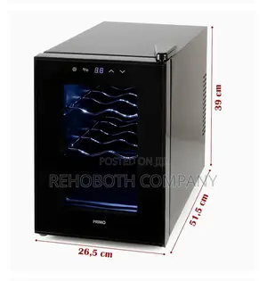 Primo Pr168wk Wine Cellar – Free Standing – 6 Bottles Black