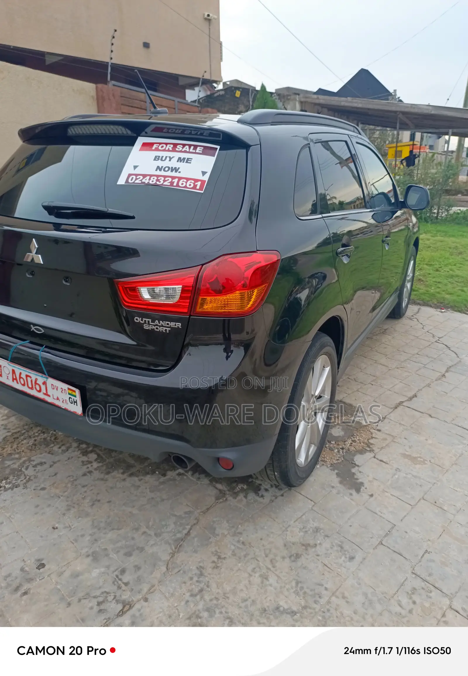 Mitsubishi Outlander Sport SE 2015 Black