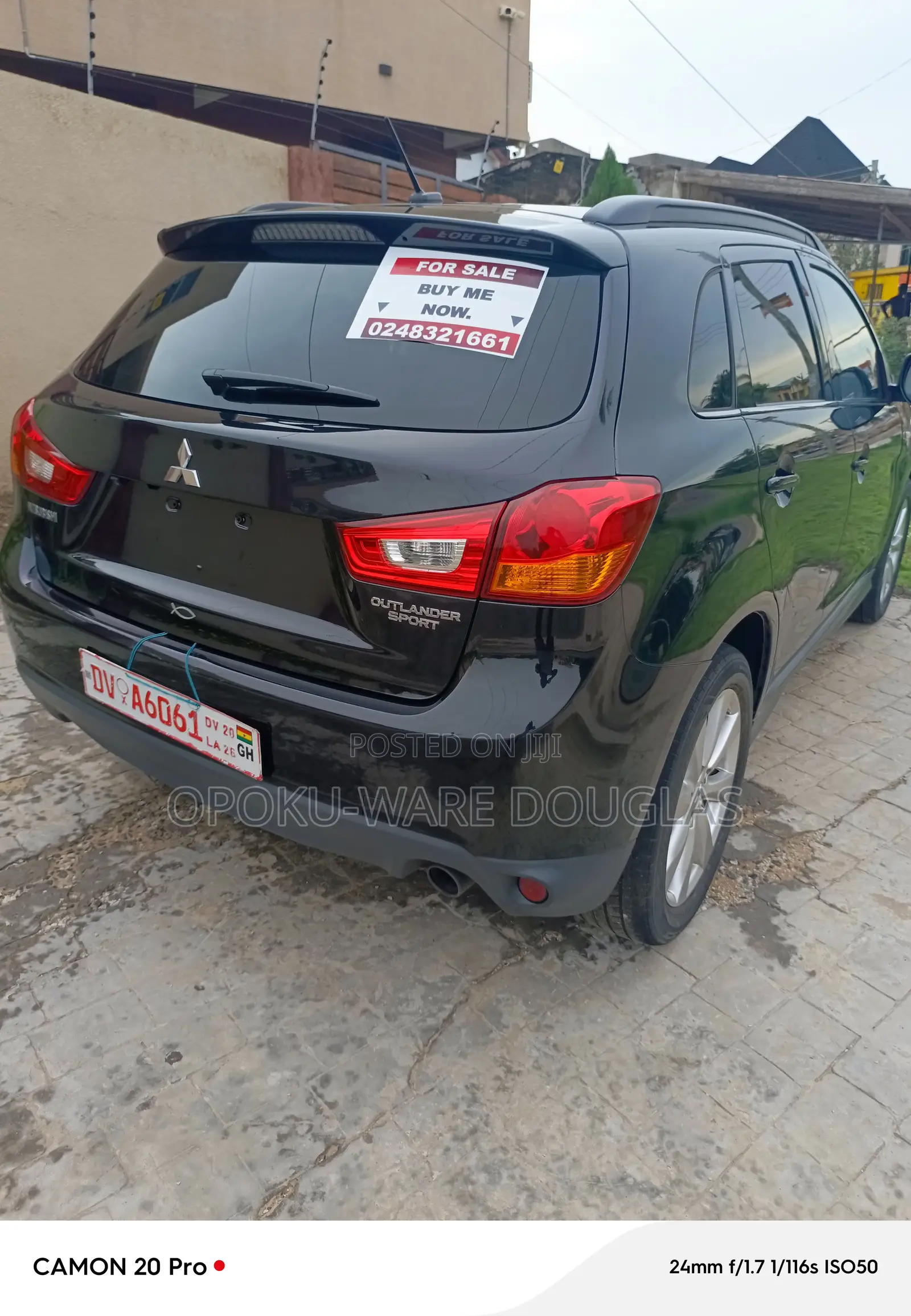 Mitsubishi Outlander Sport SE 2015 Black