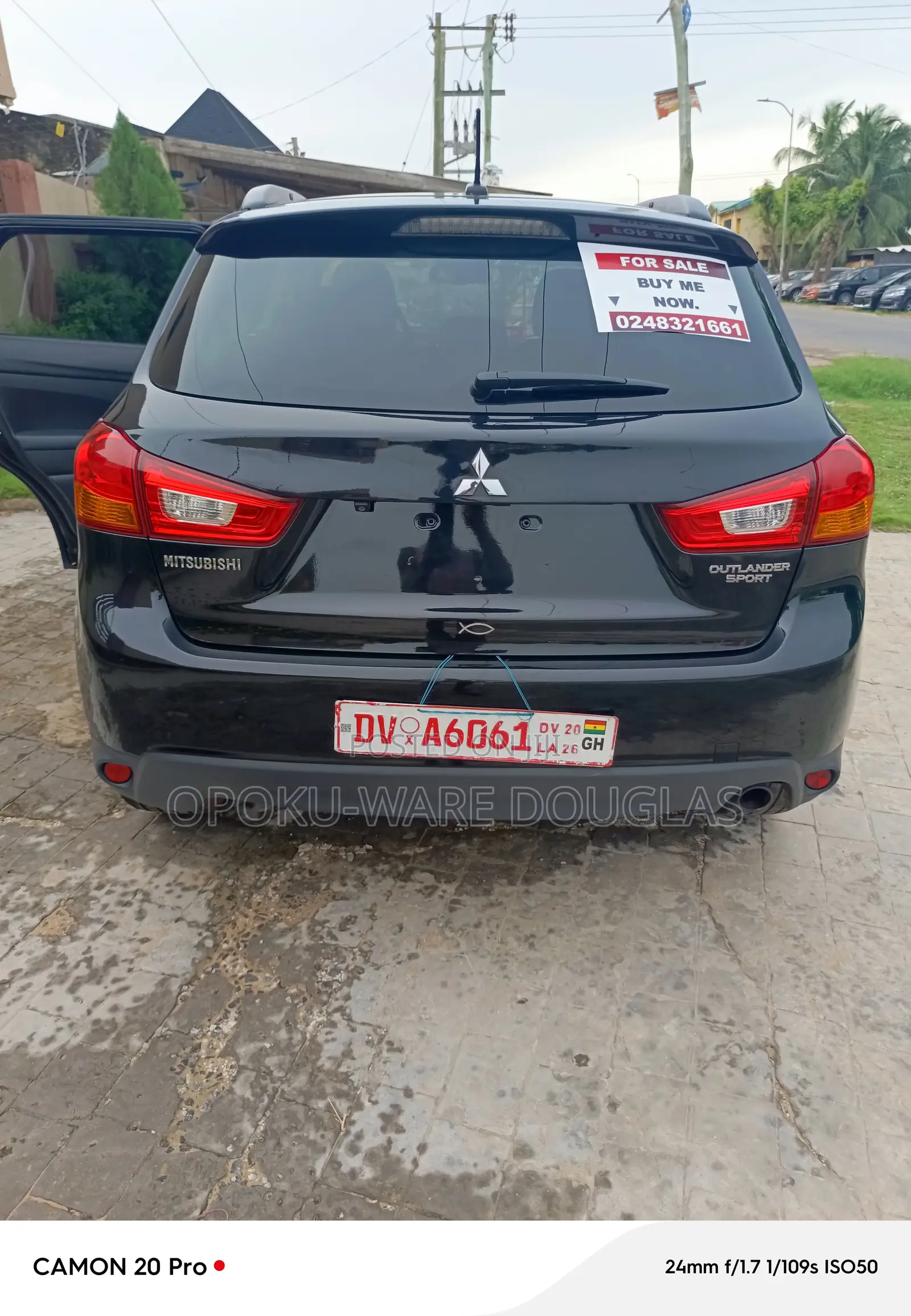 Mitsubishi Outlander Sport SE 2015 Black