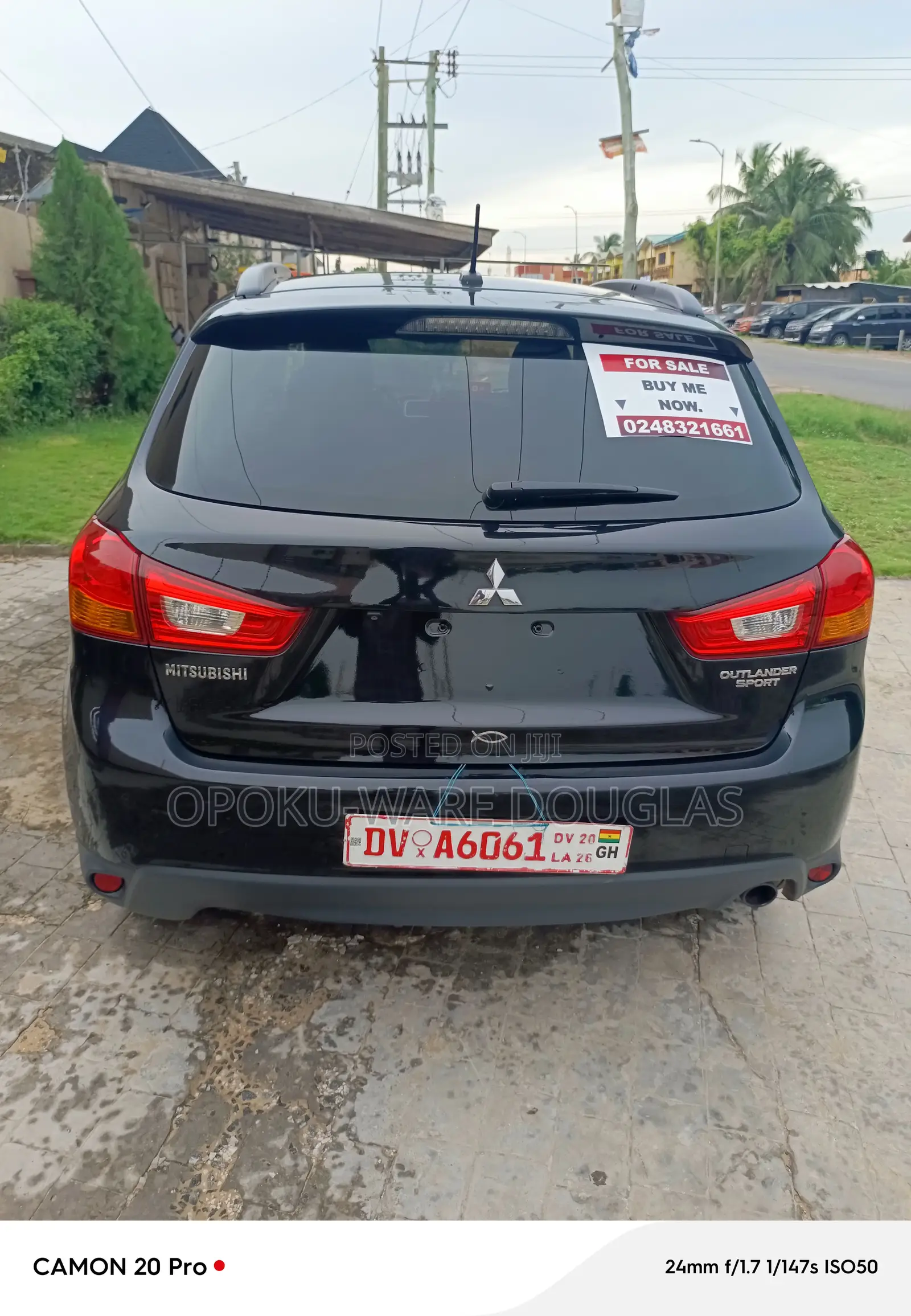 Mitsubishi Outlander Sport SE 2015 Black