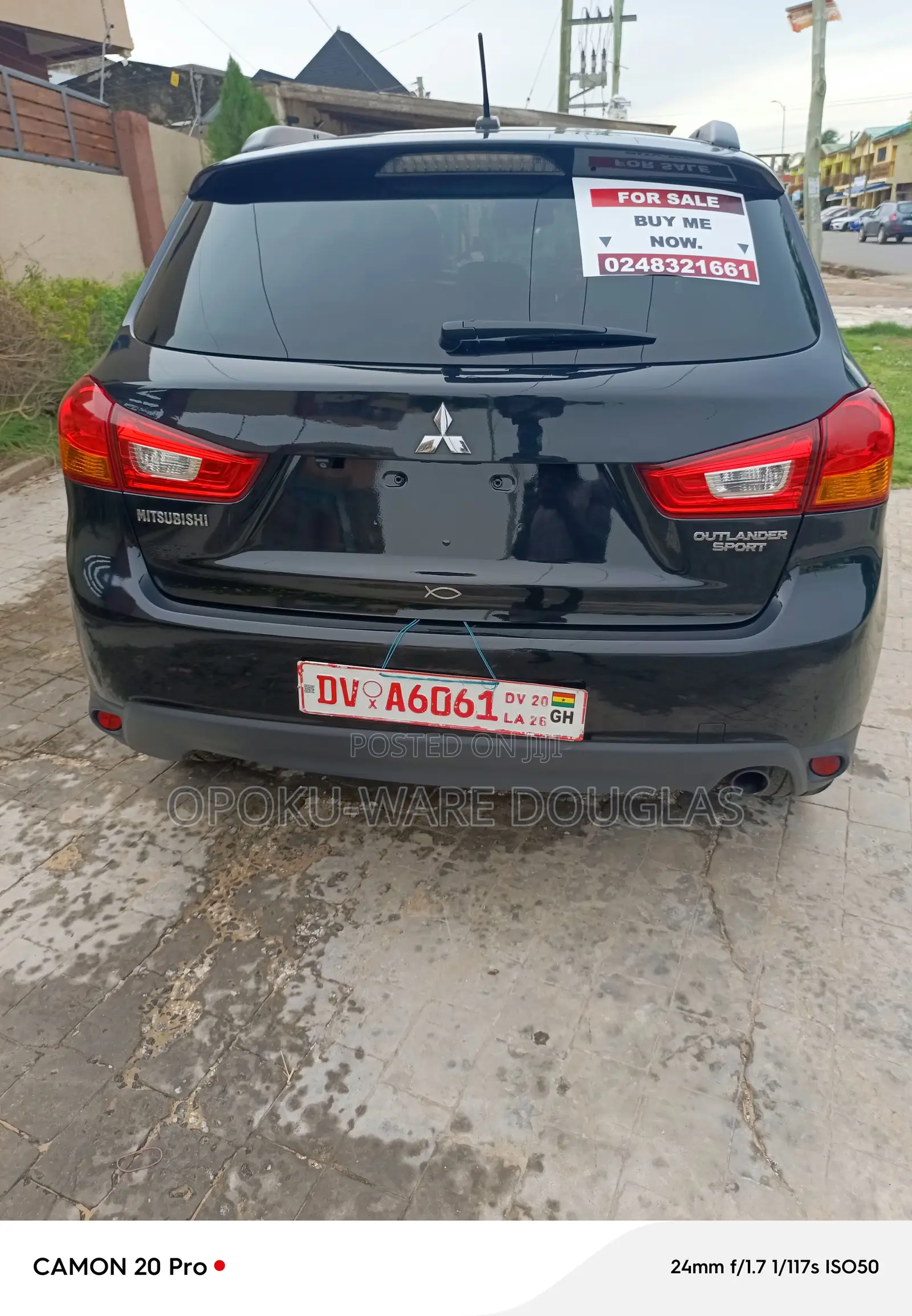 Mitsubishi Outlander Sport SE 2015 Black