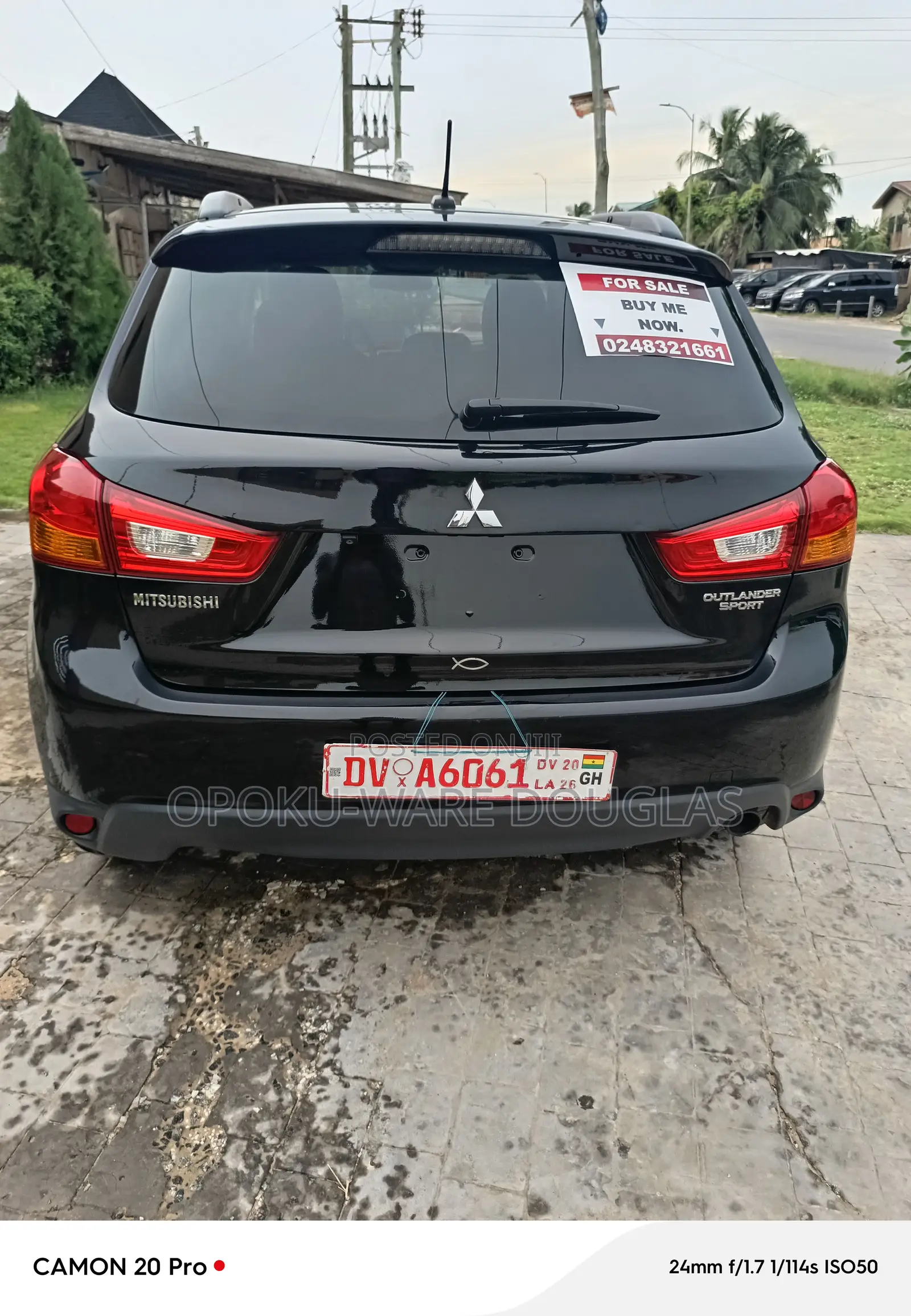 Mitsubishi Outlander Sport SE 2015 Black