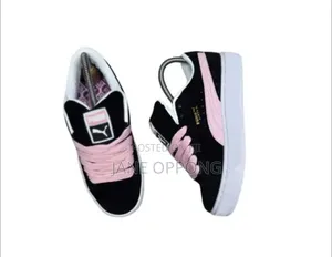 Puma Suede Xl Black Whisp of Pink Chunky Y2k Skate Shoes New in Box
