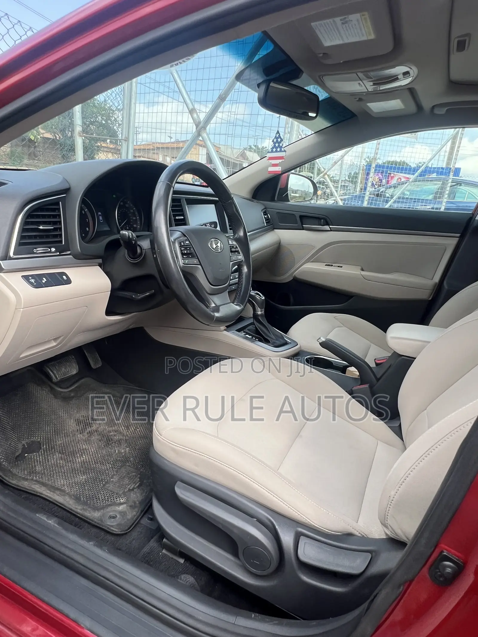 Hyundai Elantra Limited 2018 Red