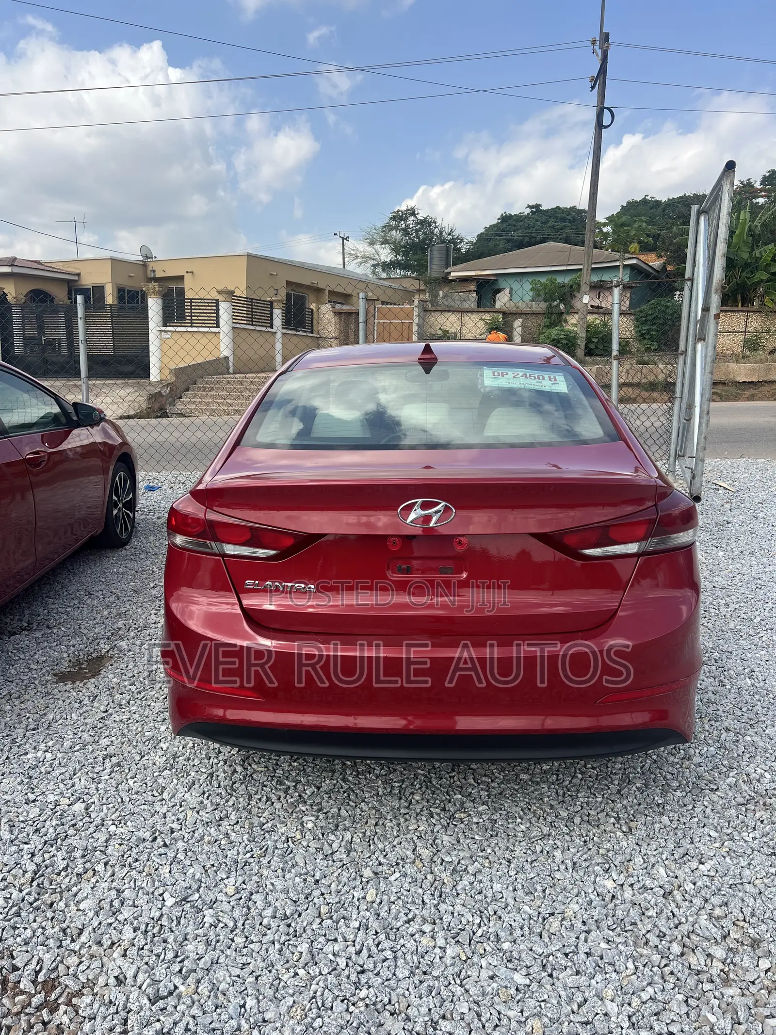 Hyundai Elantra Limited 2018 Red