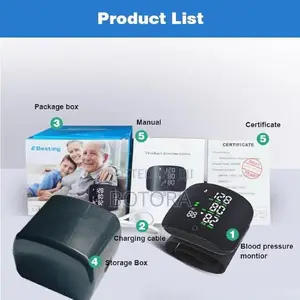 Rechargeable Wrist Blood Pressure Monitor - Bp Monitor Machine