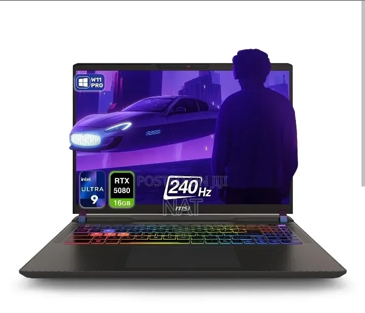 New Laptop MSI Vector 16 HX AI A2XWIG 16GB Intel Core Ultra 9 SSD 1T