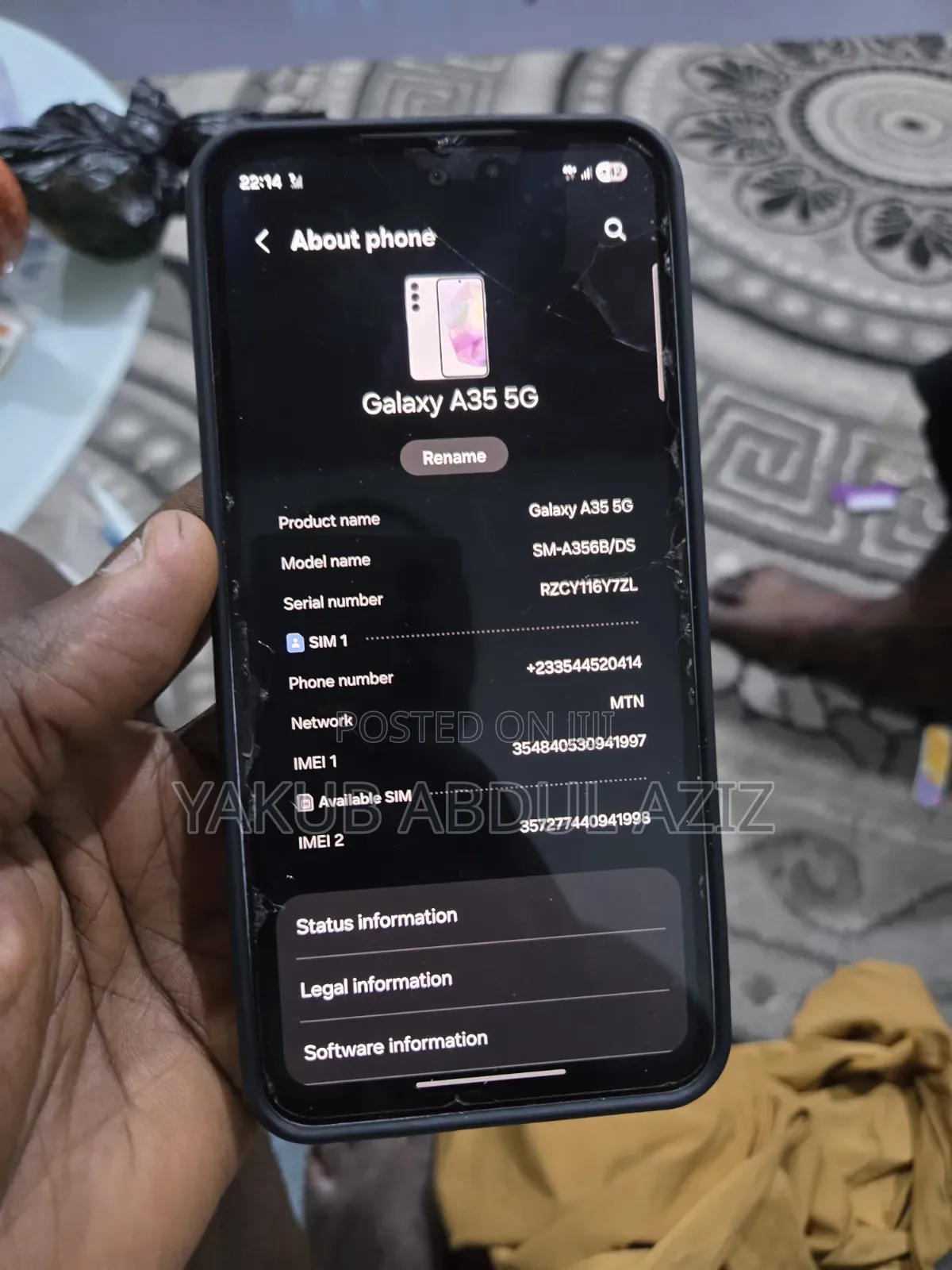 Samsung Galaxy A35 256 GB White