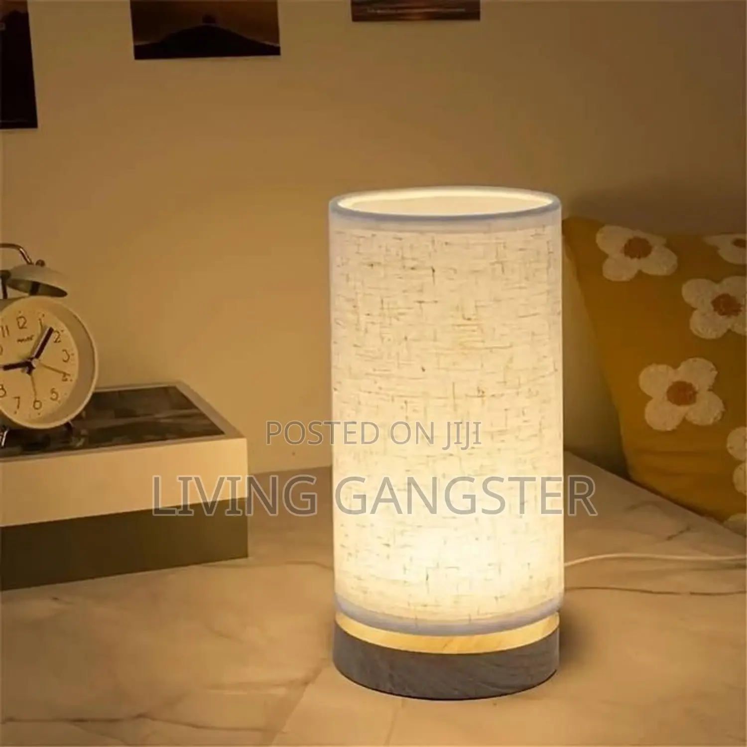 Led Fabric Table Lamp