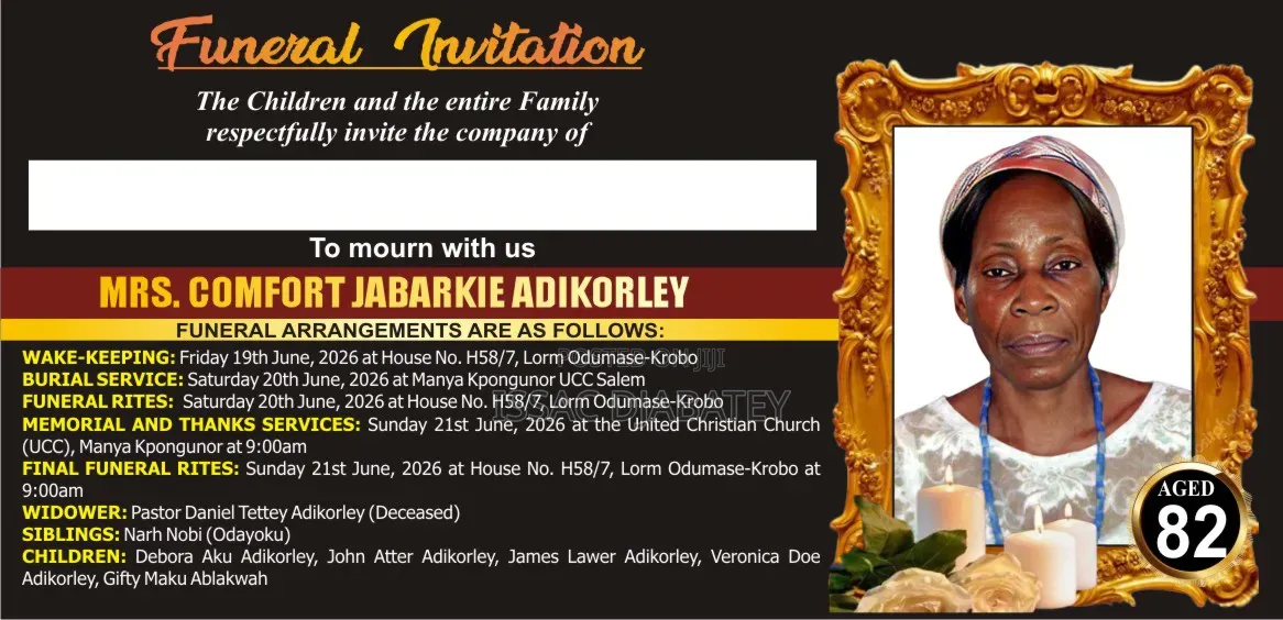 Obituary Posters