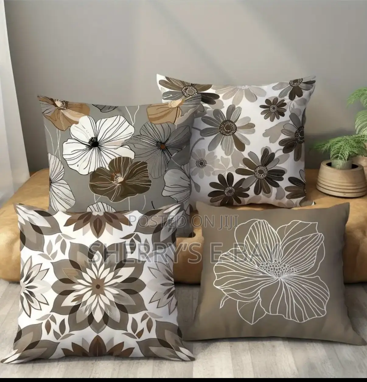 Throw Pillows With Printed Covers