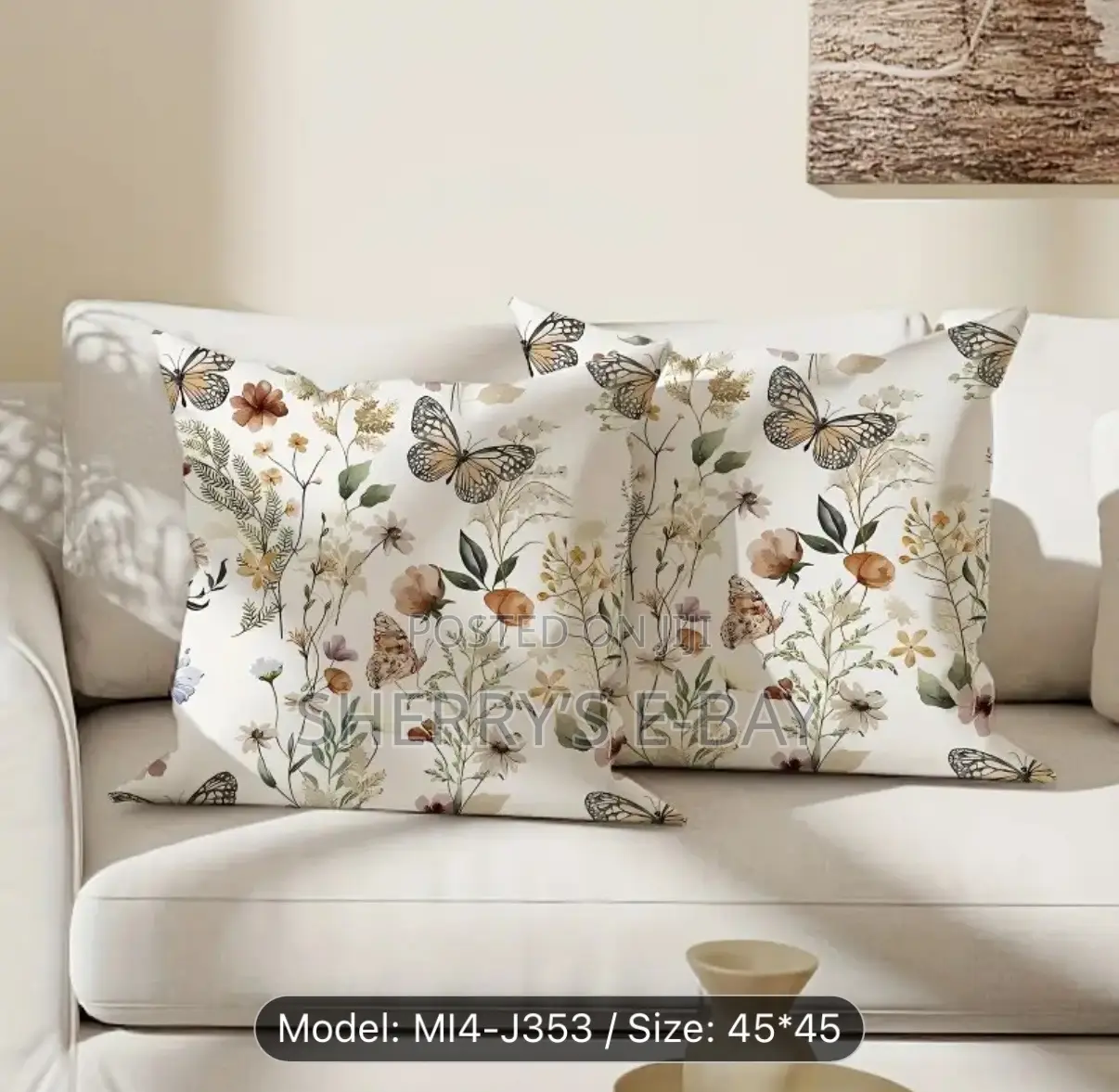 Throw Pillows With Printed Covers