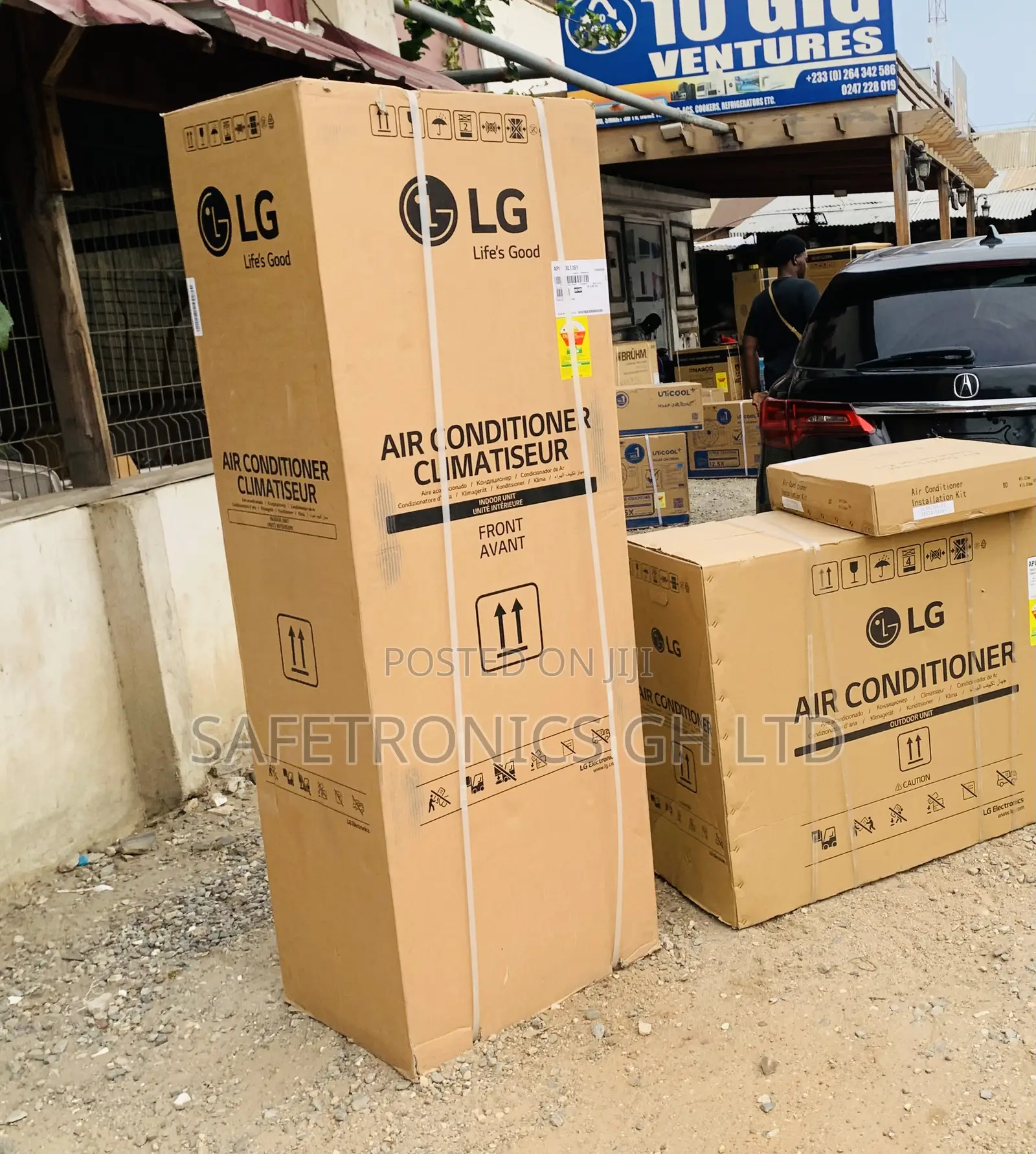 Authentic White Lg 5.0hp Floor Standing Inverter Air Conditioner