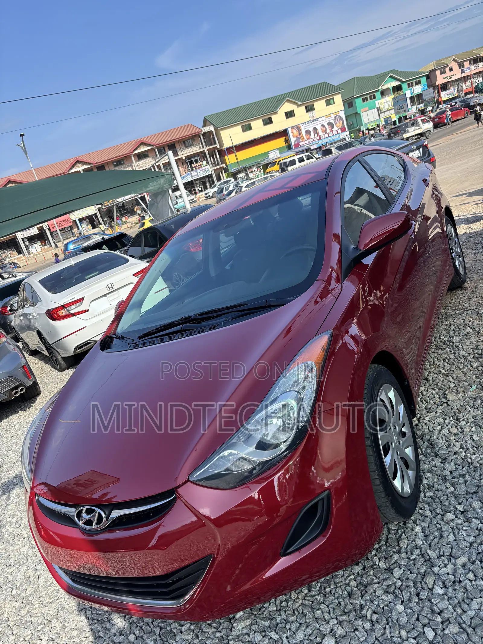 Hyundai Elantra Limited Sedan FWD (1.8L 4cyl 6A) 2013 Red